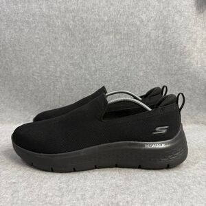 Skechers Shoes Mens Size 8.5 GO Walk Black Slip On Memory Foam Comfort Sneakers